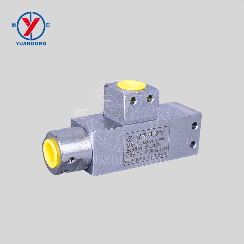 DN10 coal mine hydraulic support valve FDJ125/31.5 hydraulic direction lock alternating check valve