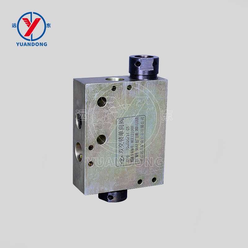FDJS200/31.5 carbon steel hydraulic support valve JDFDN13 coal mine double alternating check valve