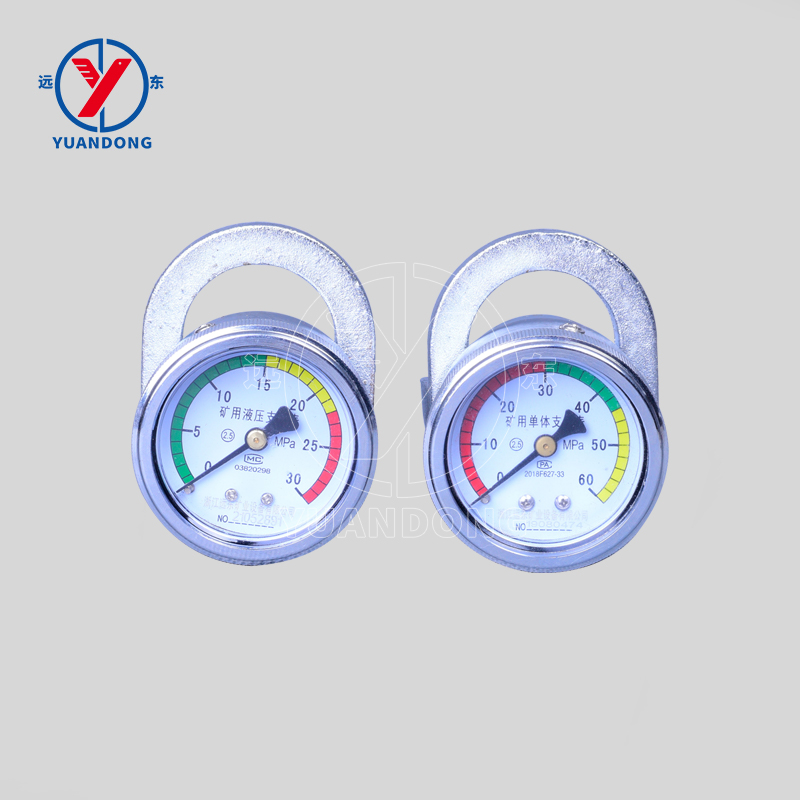 Single hydraulic prop pressure gauge