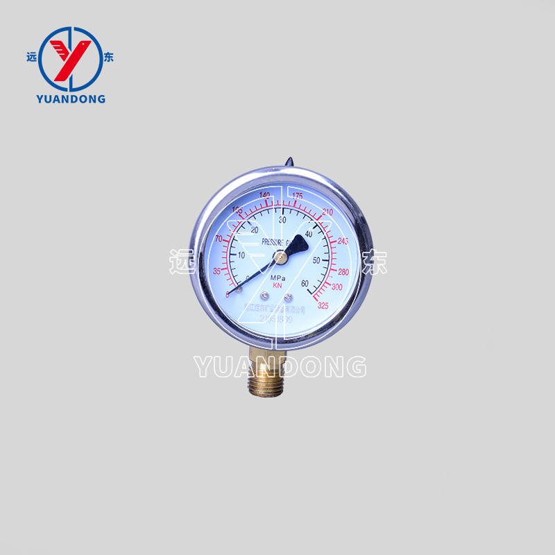 Pressure gauge of roadheader