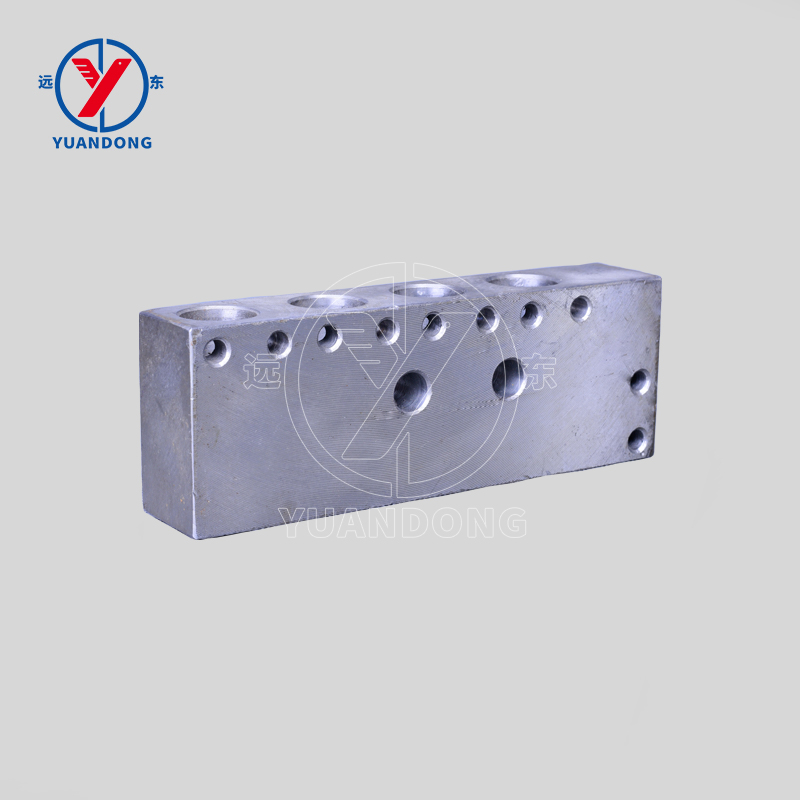 KJ10 high pressure DN10 multi port hydraulic straight through support accessories multi pass block for coal mine